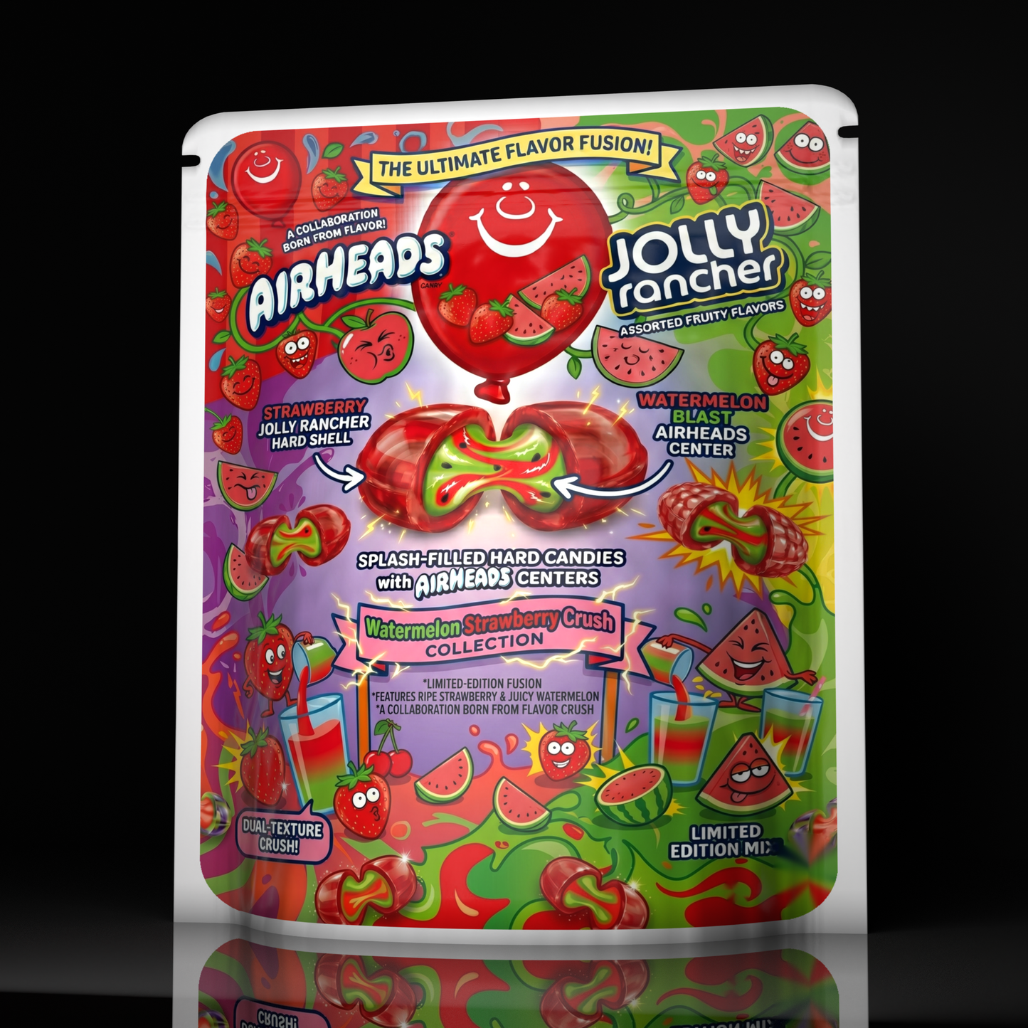 Airheads Jolly Rancher Watermelon Strawberry Crush