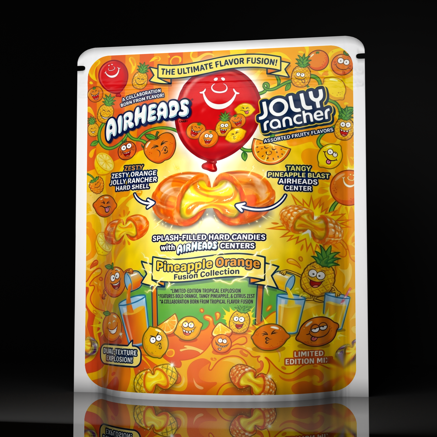 Airheads Jolly Rancher Zesty Zesty Orange