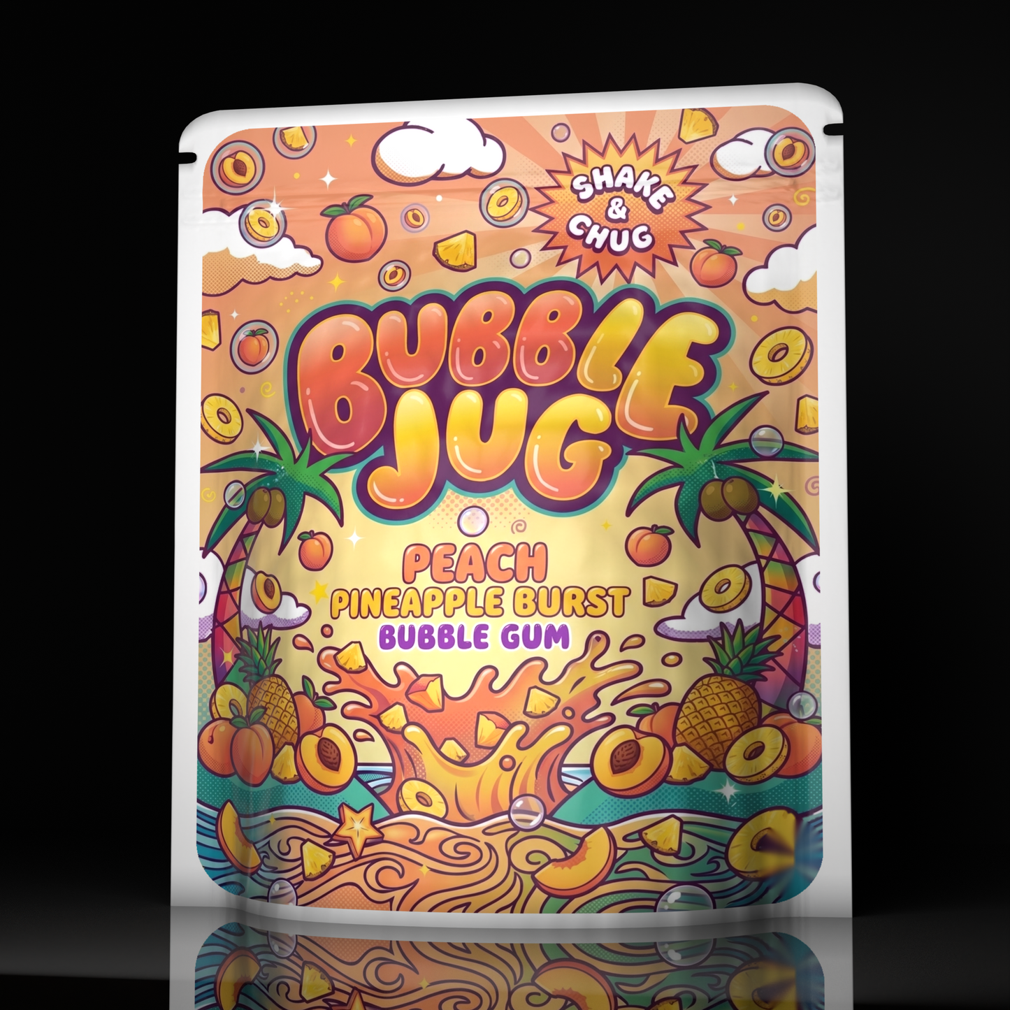 Bubble Jug Peach Pineapple Burst