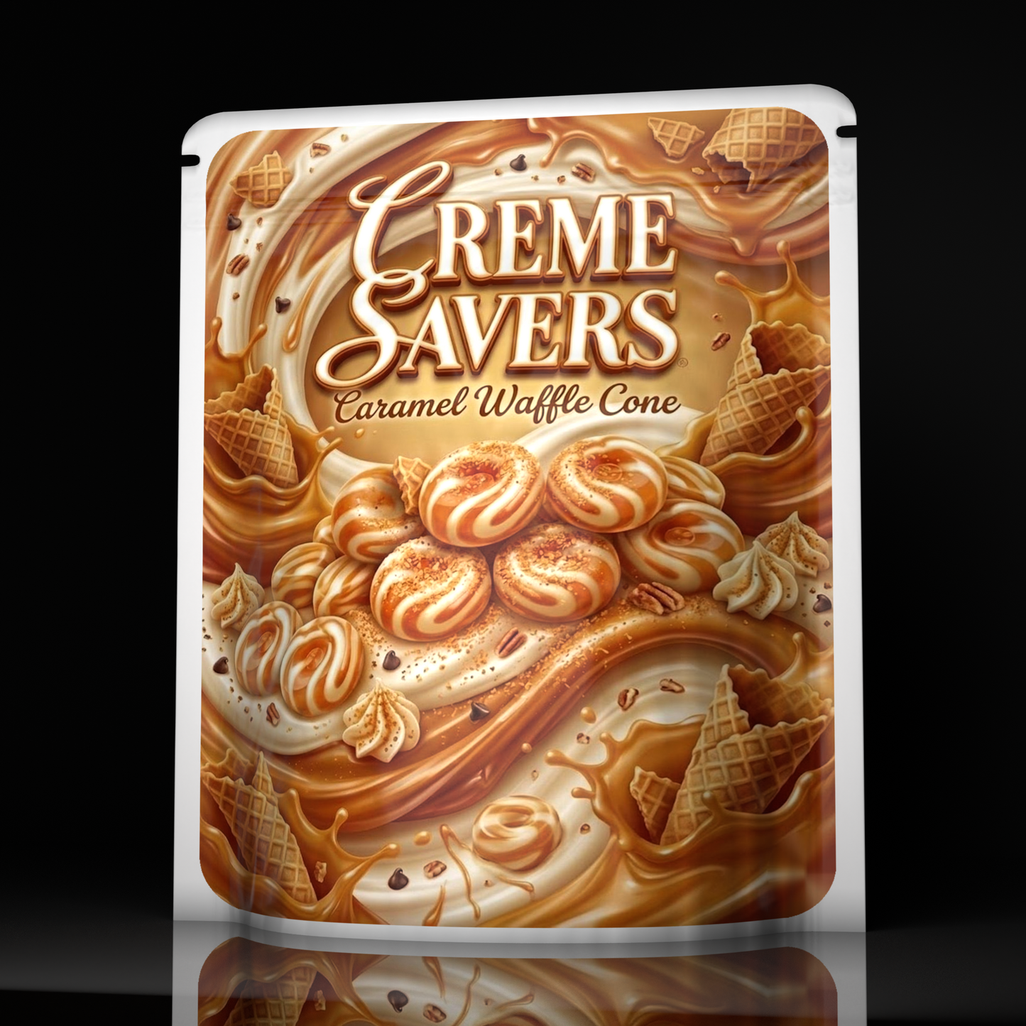 Creme Savers Caramel Waffle Cone