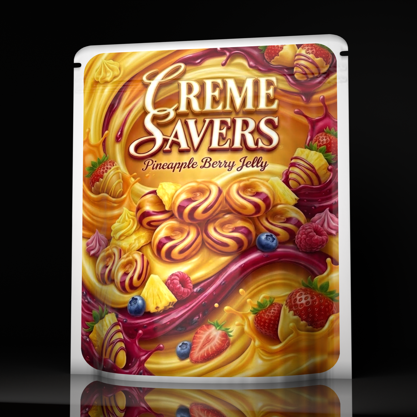 Creme Savers Pineapple Berry Jelly