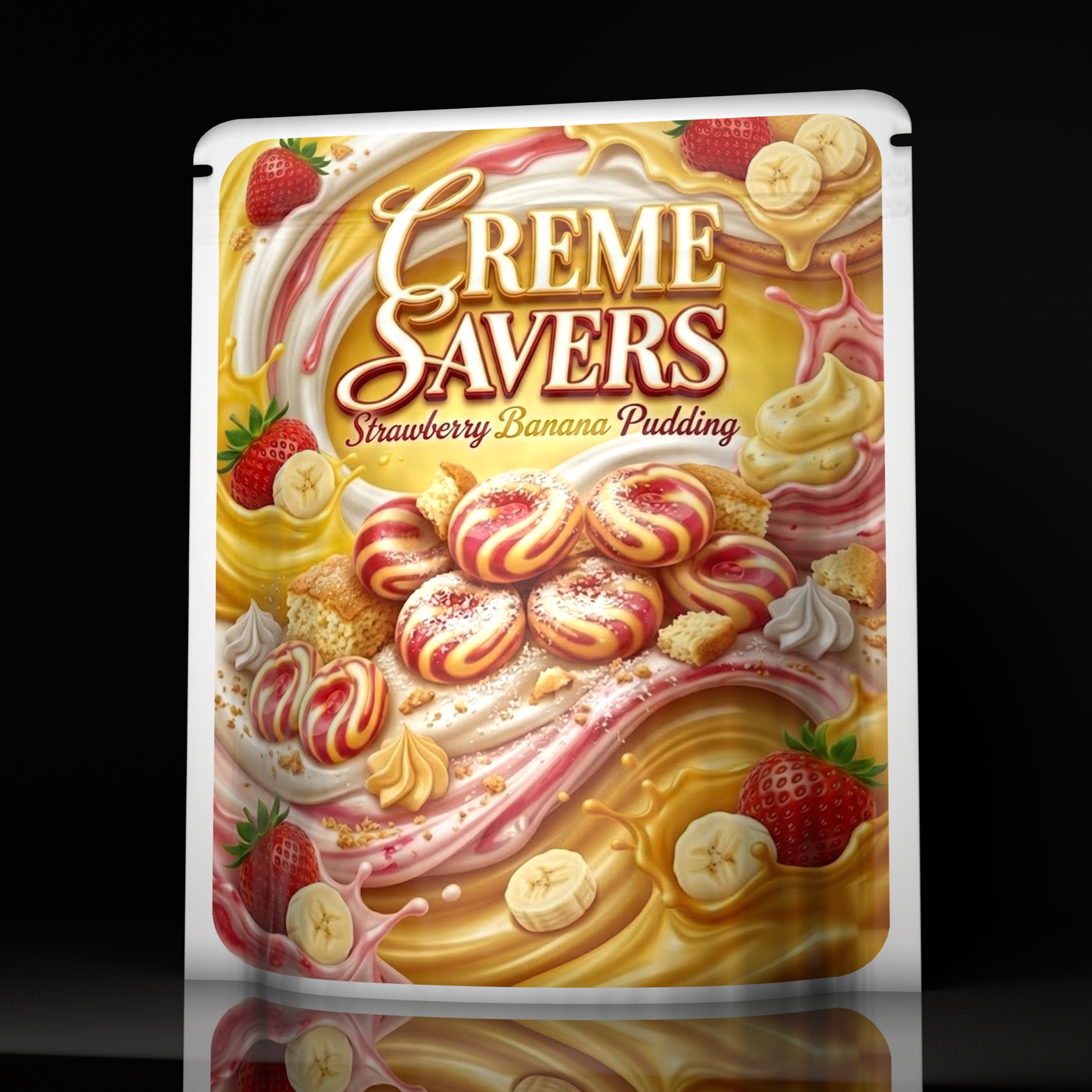 Creme Savers Strawberry Banana Pudding