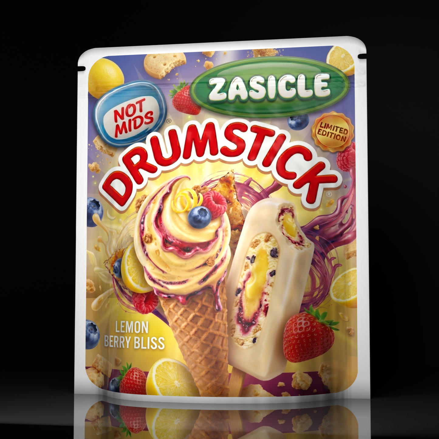 Drumsticks Lemon Berry Bliss