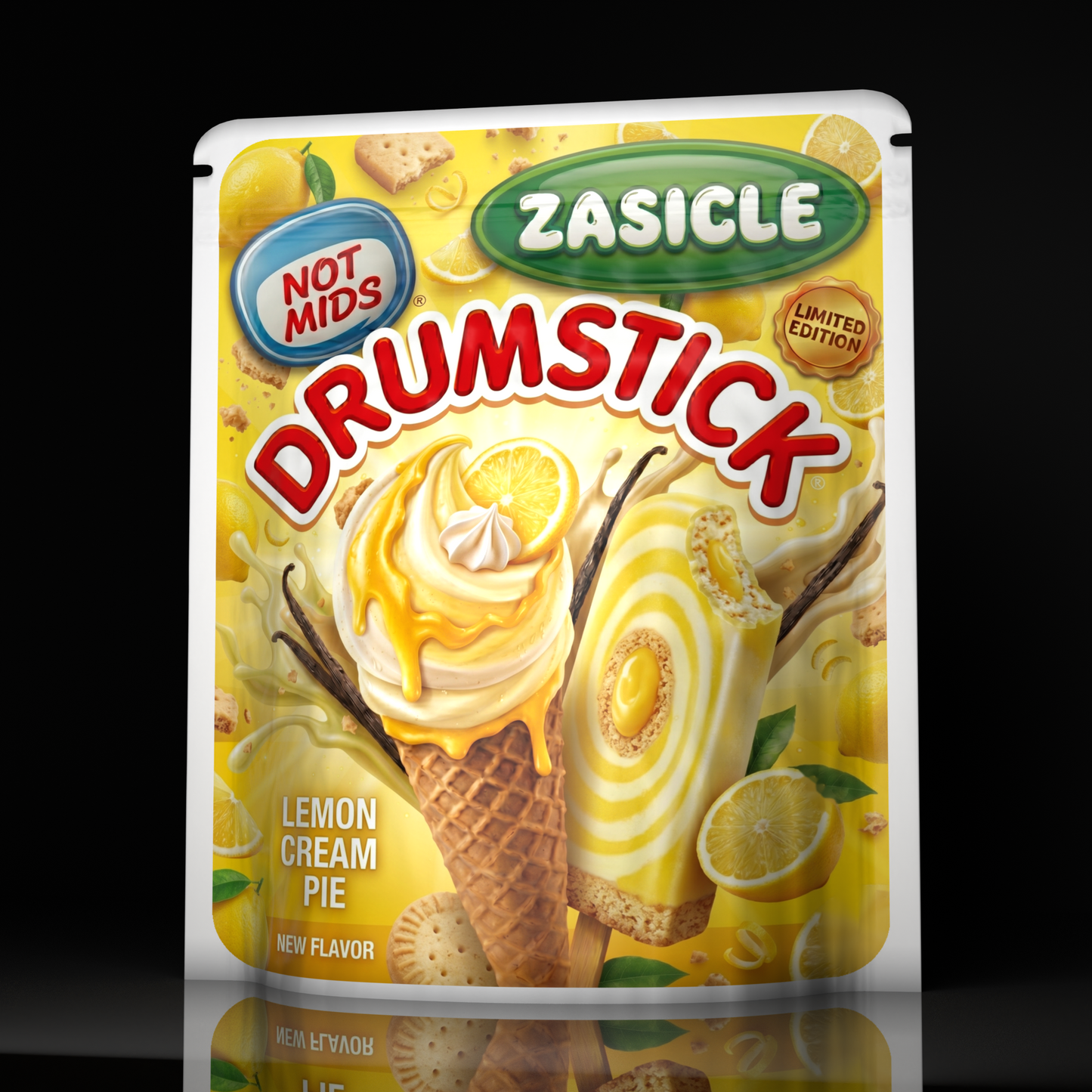 Drumsticks Lemon Cream Pie