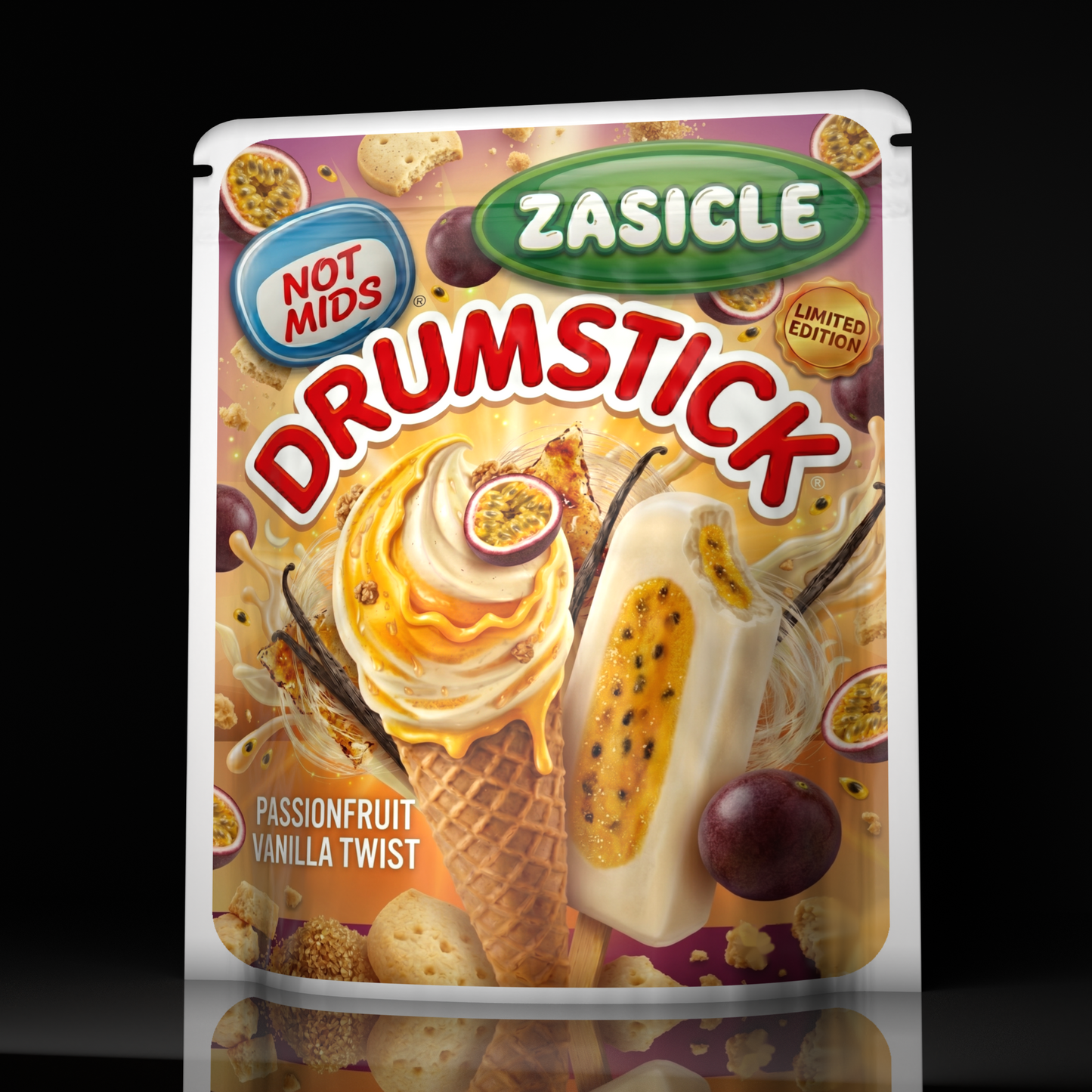 Drumsticks Passionfruit Vanilla Twist