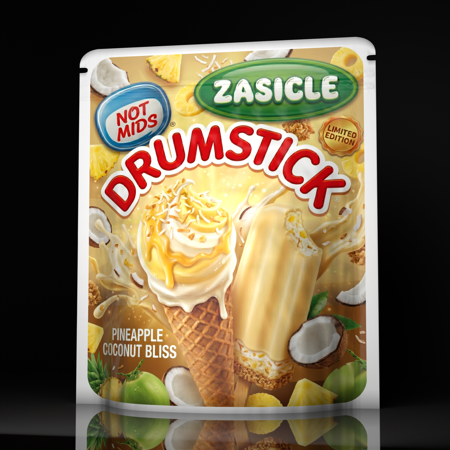Drumsticks Pineapple Coconut Bliss