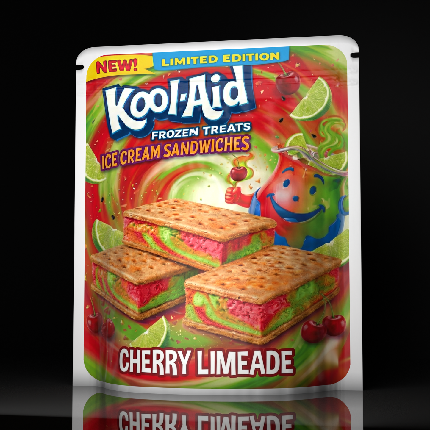 Kool Aid Ice Cream Cherry Limeade