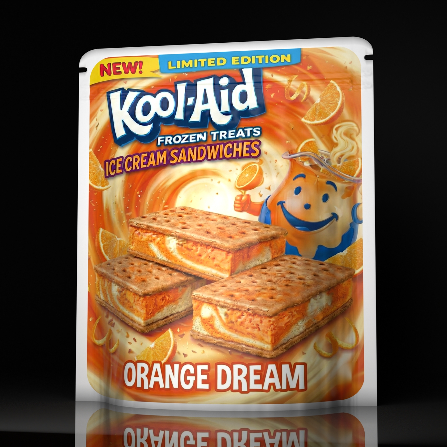 Kool Aid Ice Cream Orange Dream
