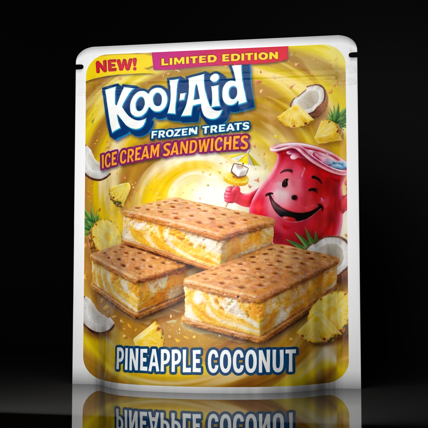 Kool Aid Ice Cream Pineapple Coconut