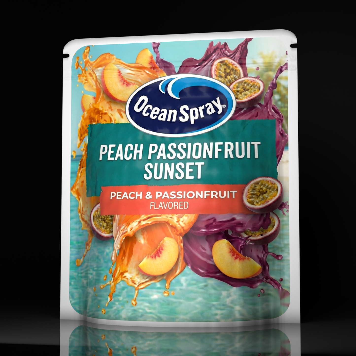 Ocean Spray Peach Passionfruit Sunset