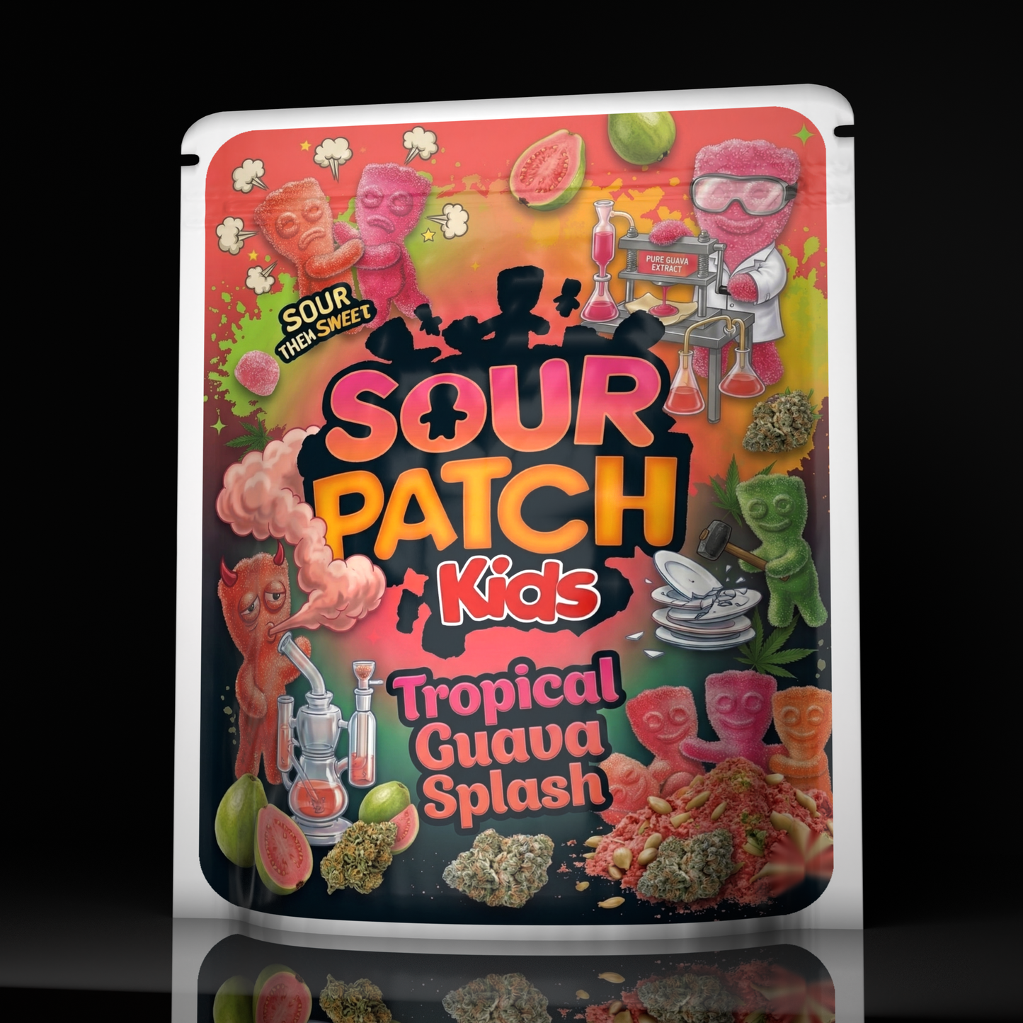 Sour Patch Kids Tropical Guava Splash