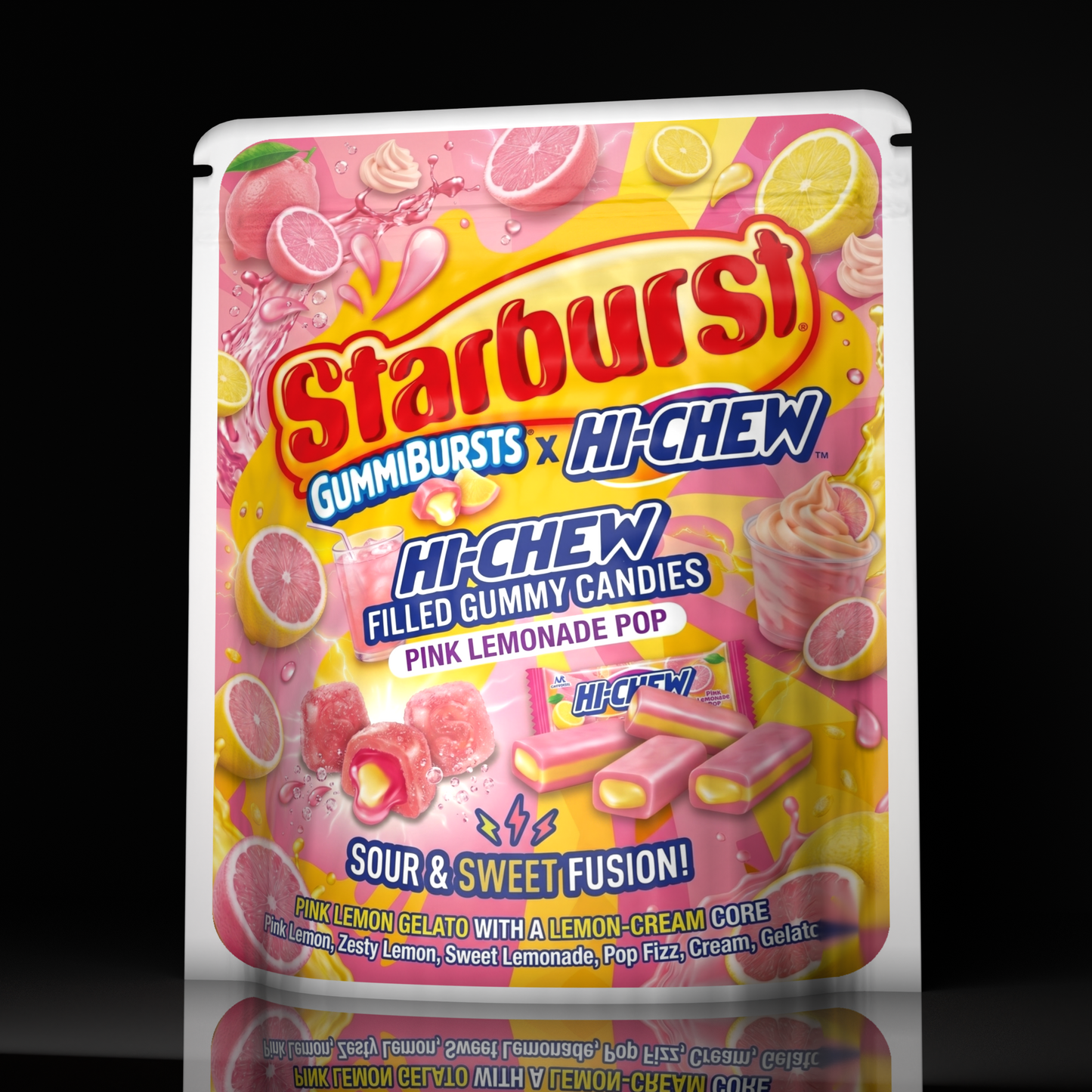 Starburst X Hi Chew Lemon Ge Cream