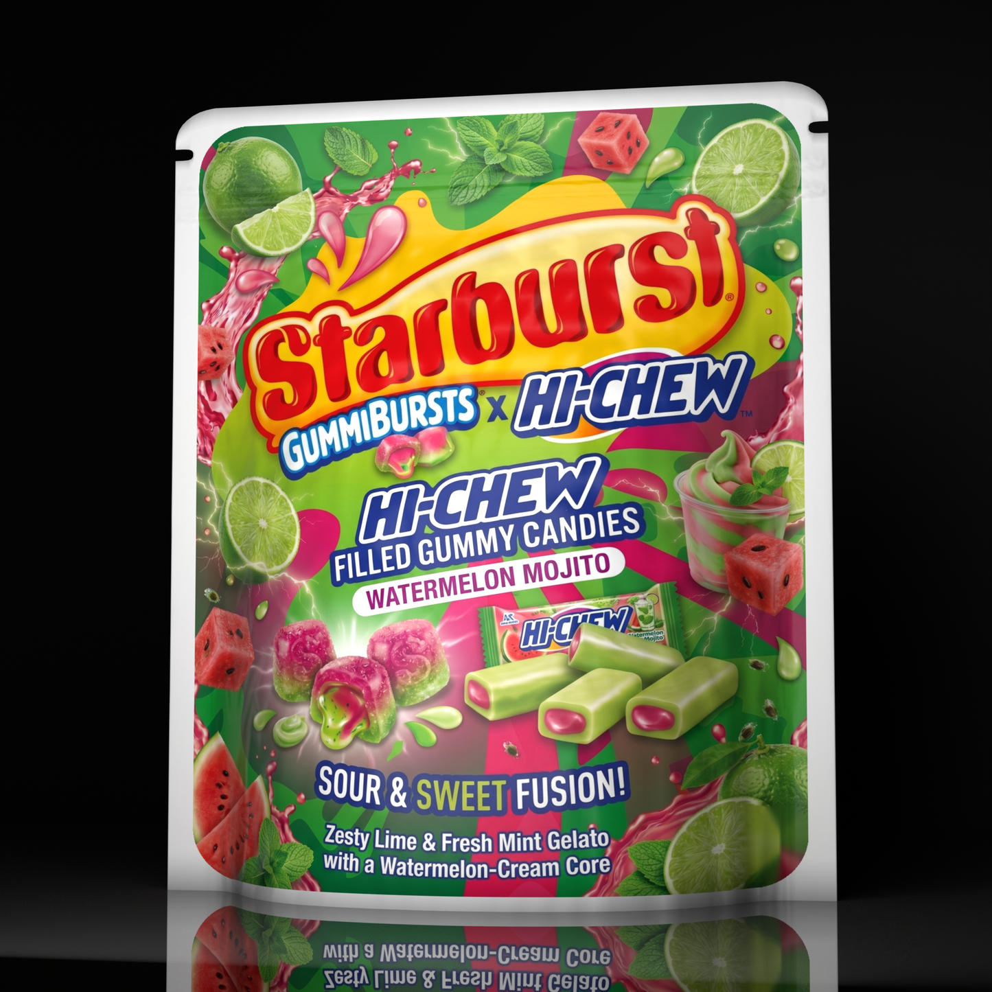 Starburst X Hi Chew Watermelon Cream