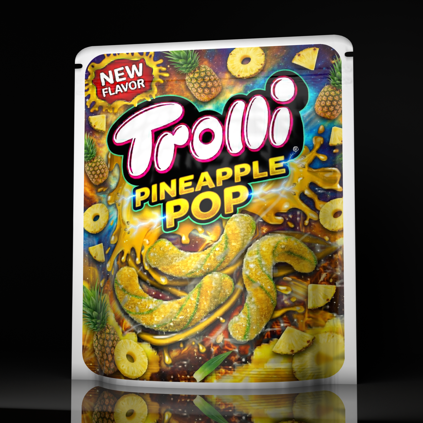 Trolli Worms Pineapple Pop
