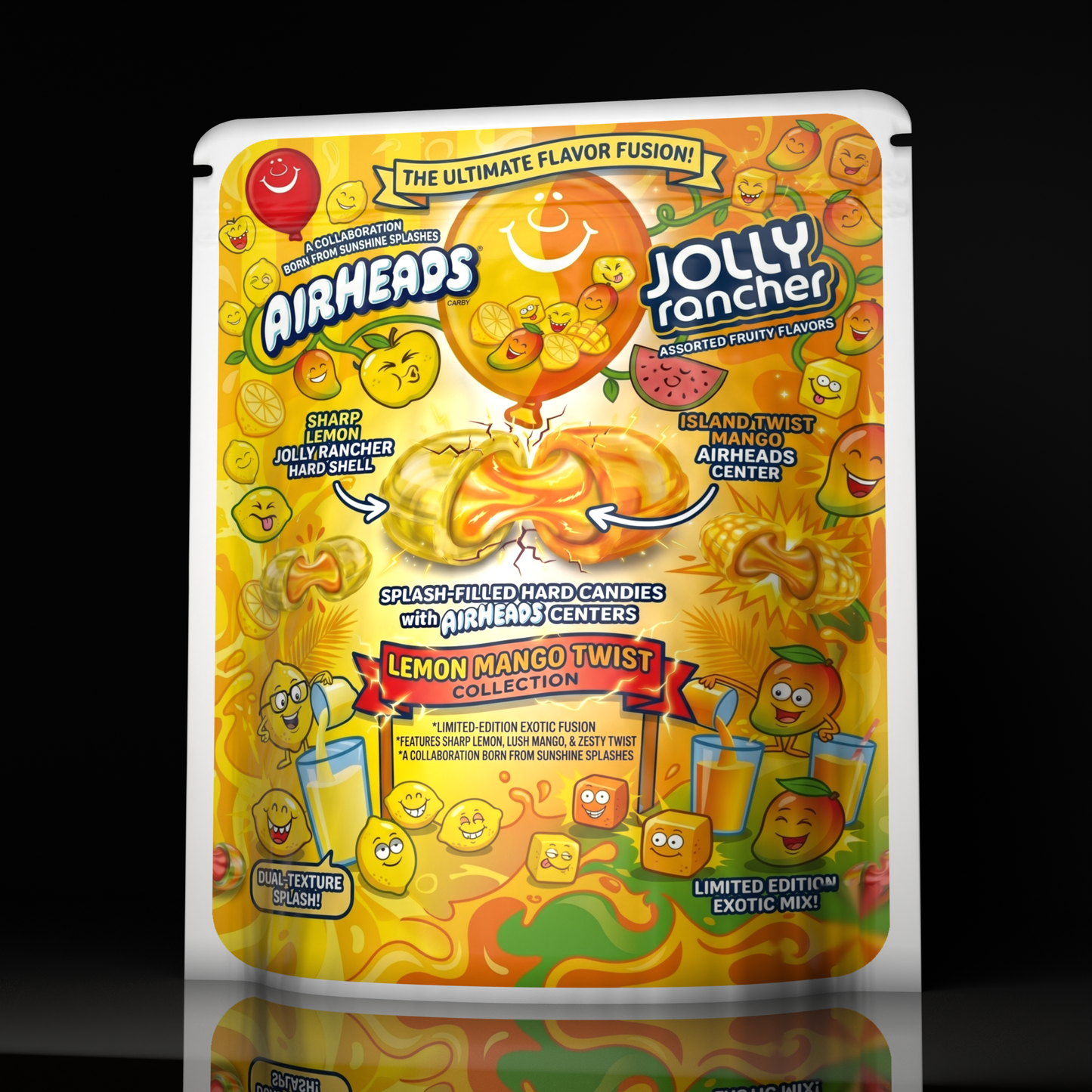 Airheads Jolly Rancher Lemon Islan Ditwist Et Mango