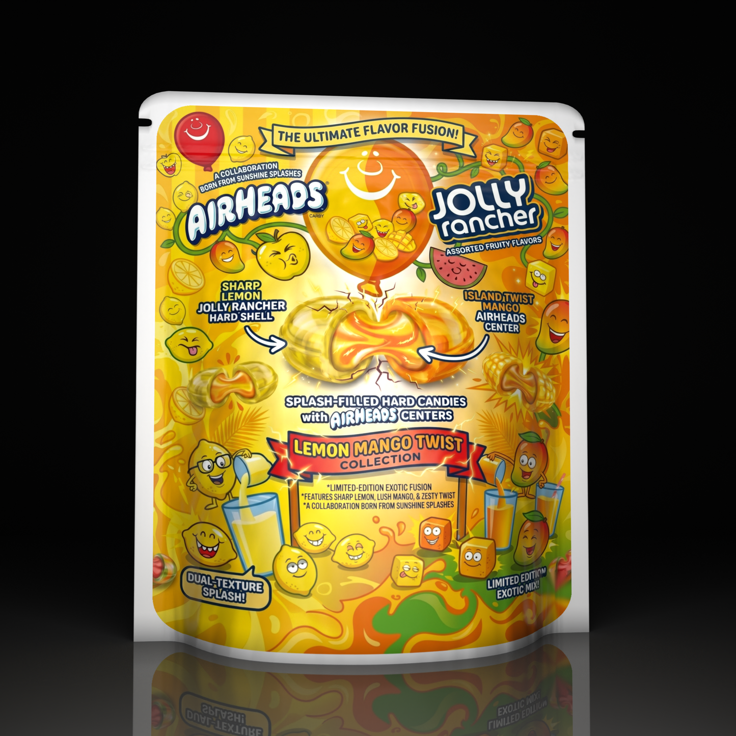 Airheads Jolly Rancher Lemon Islan Ditwist Et Mango