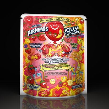 Airheads Jolly Rancher Strawberry Banana