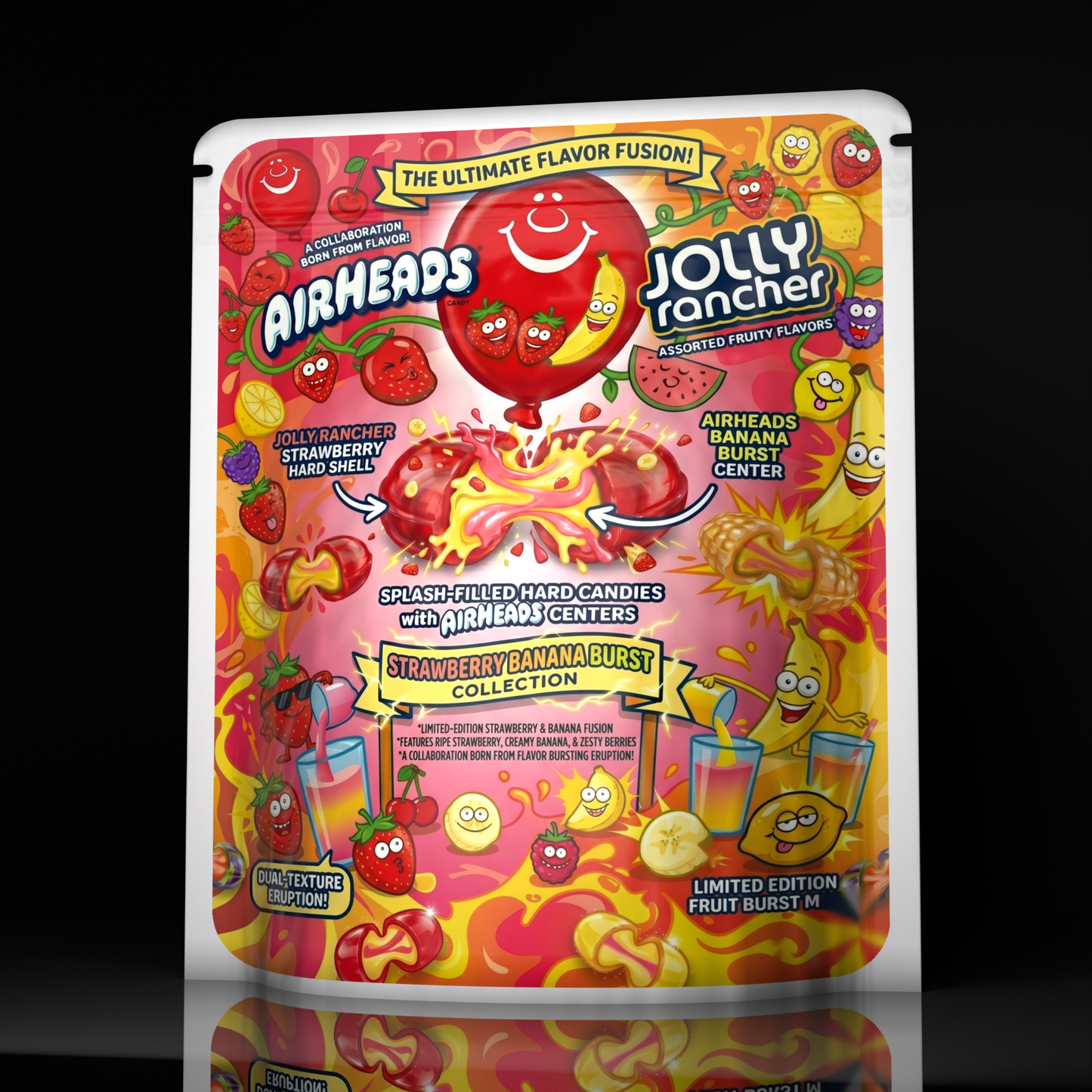 Airheads Jolly Rancher Strawberry Banana