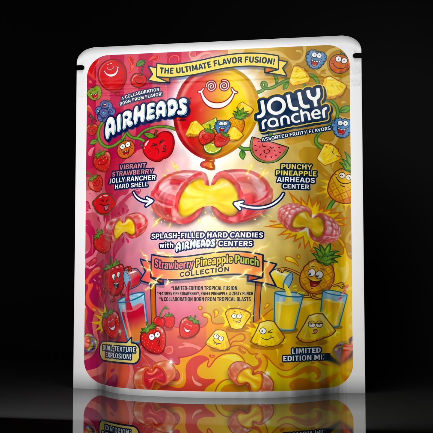 Airheads Jolly Rancher Strawberry Pineapple Punch