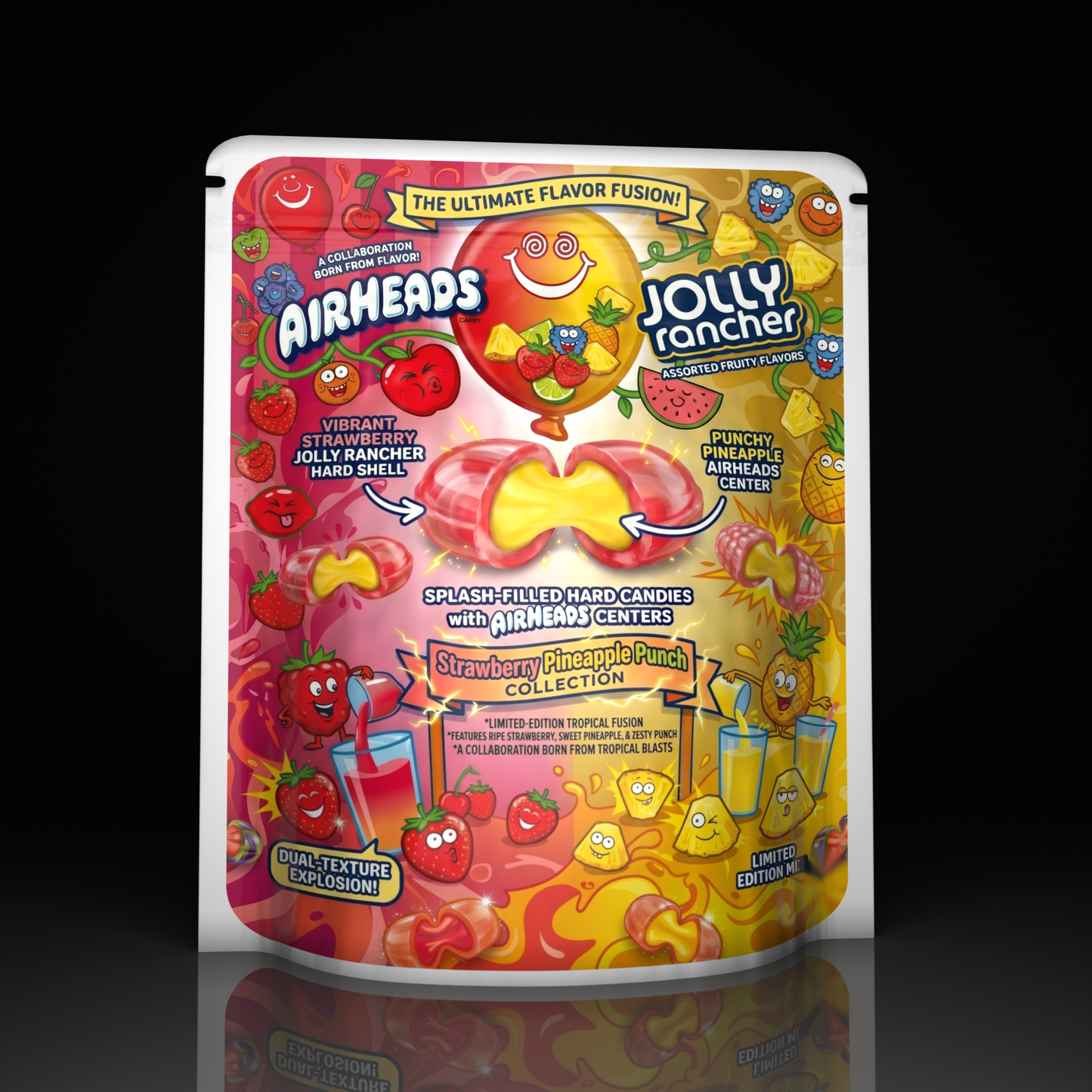 Airheads Jolly Rancher Strawberry Pineapple Punch