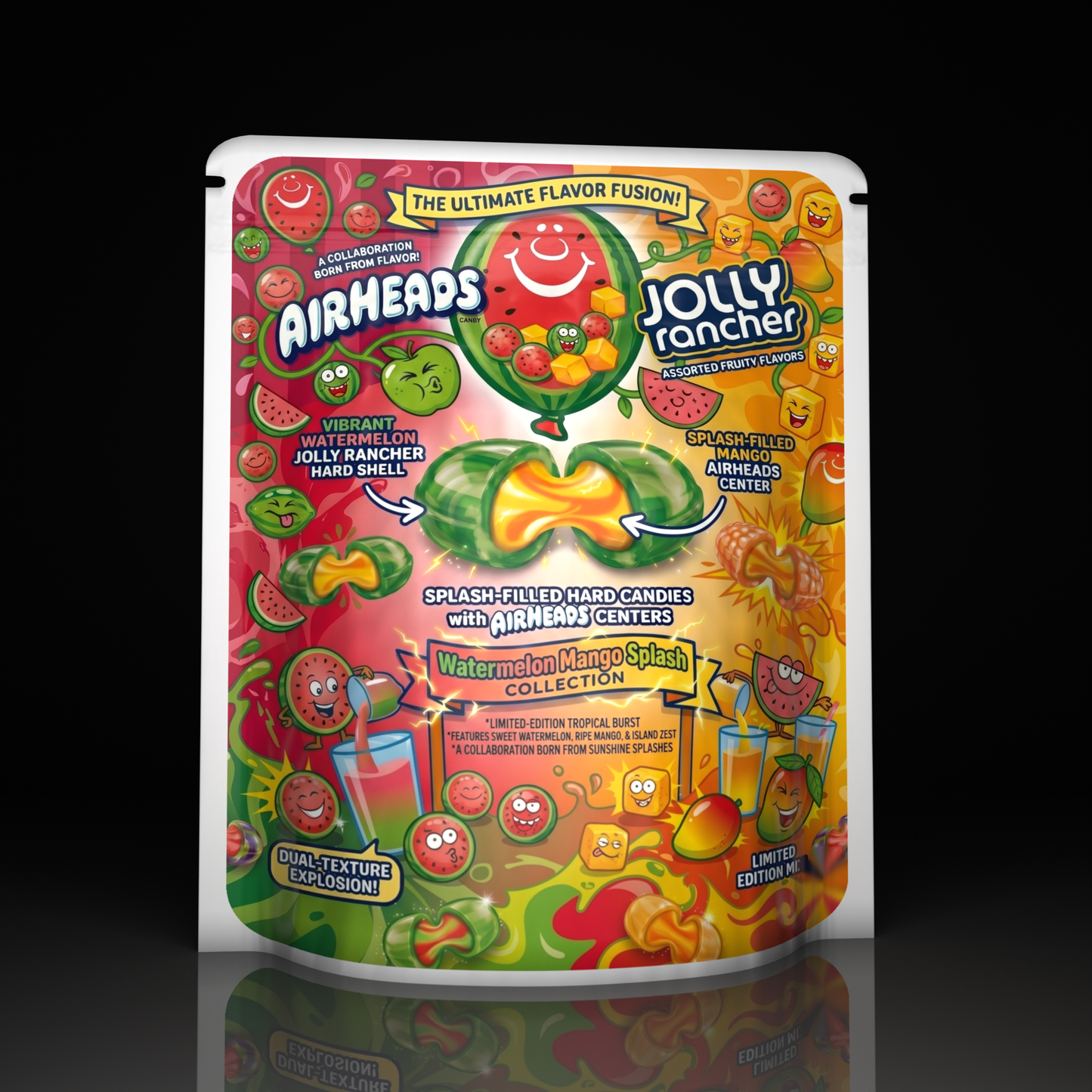 Airheads Jolly Rancher Watermelon Mango Splash