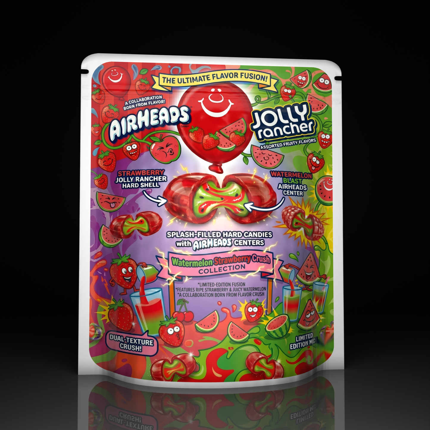 Airheads Jolly Rancher Watermelon Strawberry Crush