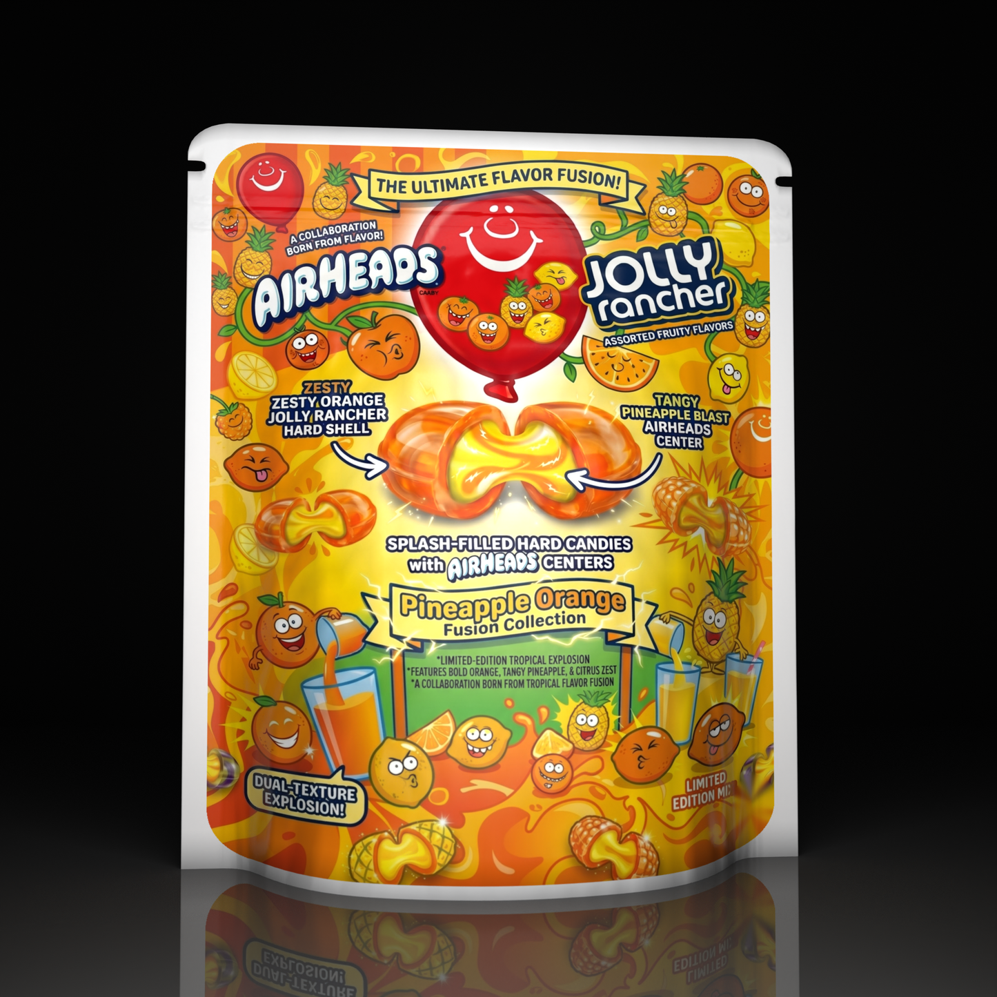 Airheads Jolly Rancher Zesty Zesty Orange