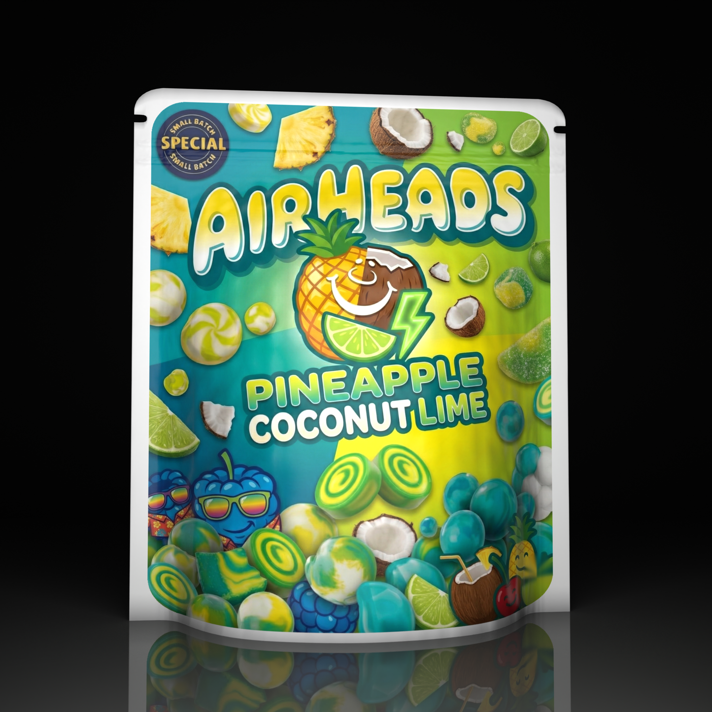 Airheads Pineapple Coconut Lime