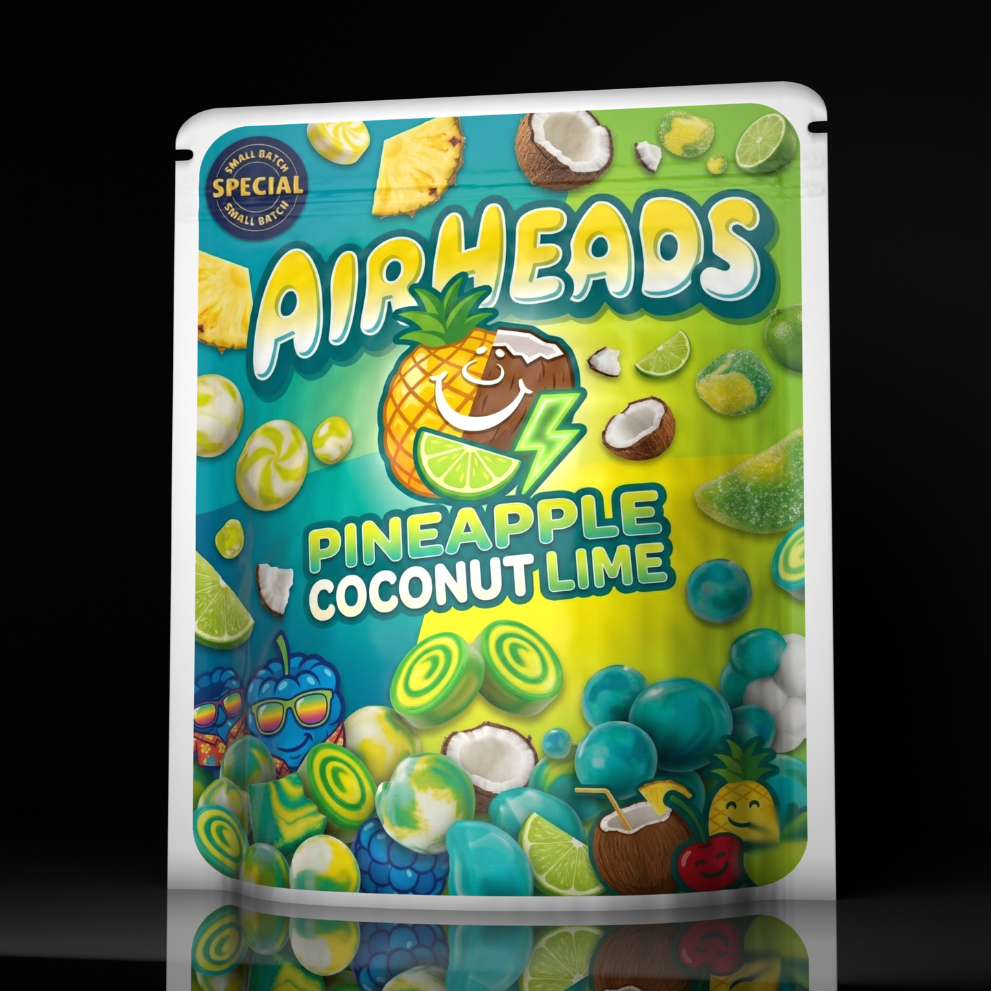 Airheads Pineapple Coconut Lime