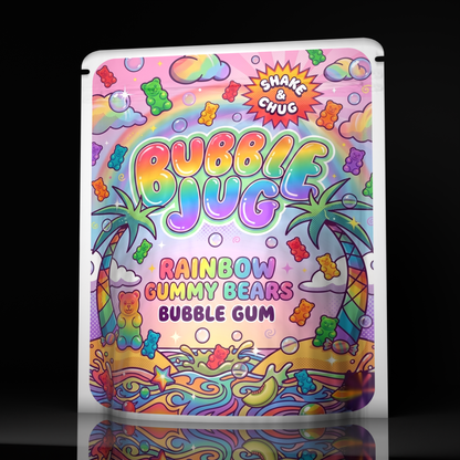 Bubble Jug Rainbow Gummy Bears