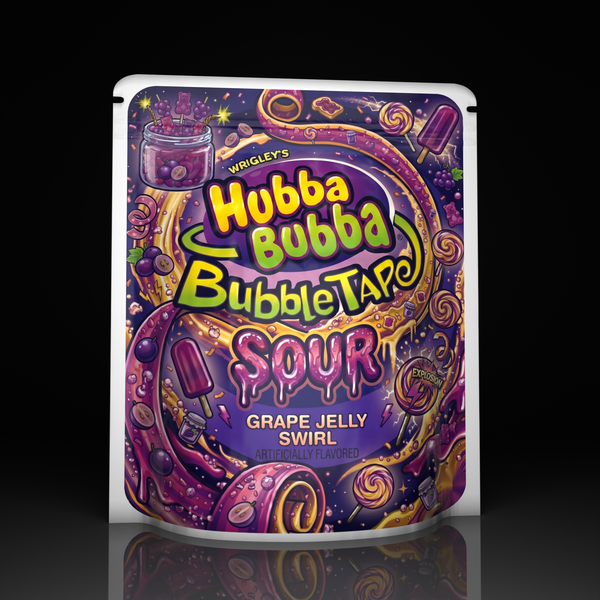 Bubble Tape Grape Jelly Swirl