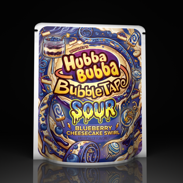 Bubble Tape Sour Blueberry Cheesecake Swirl