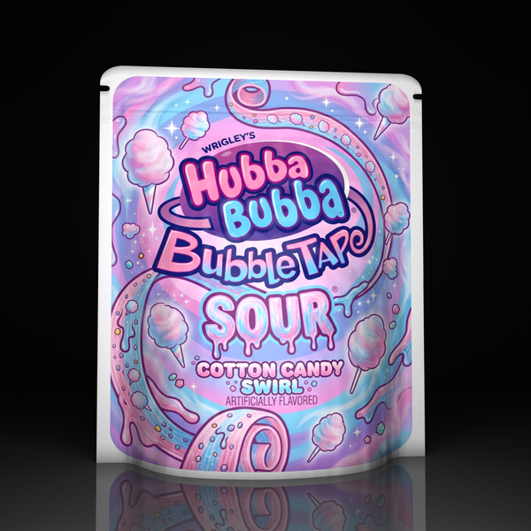 Bubble Tape Sour Cotton Swirl