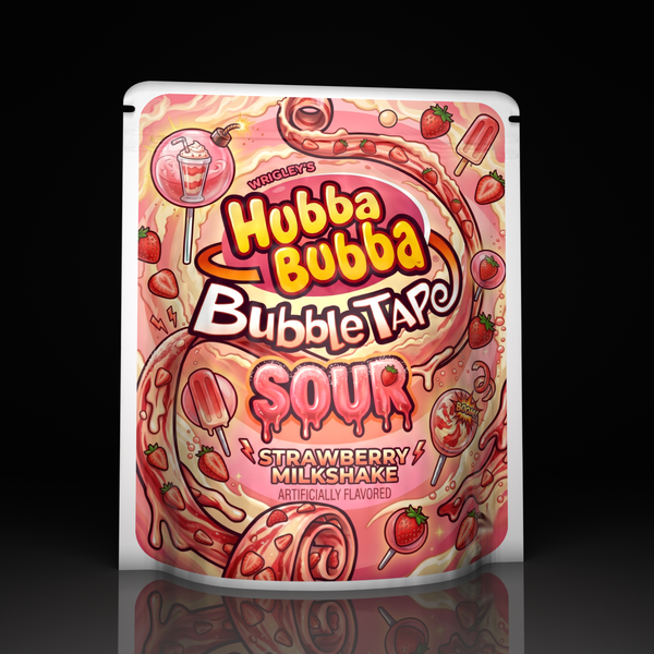 Bubble Tape Strawberry Milkshake