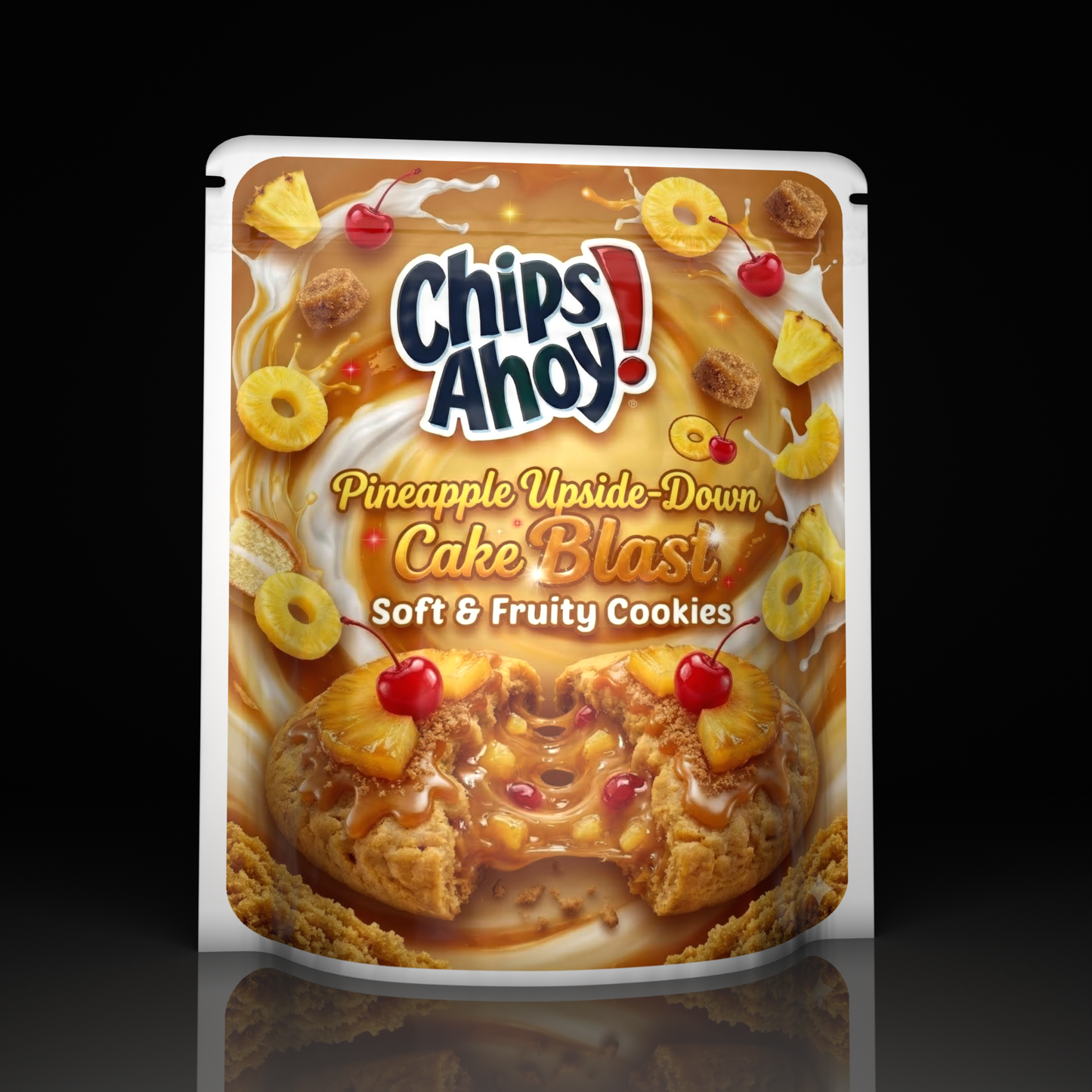 chips-ahoy-pineapple-upside-down-cake