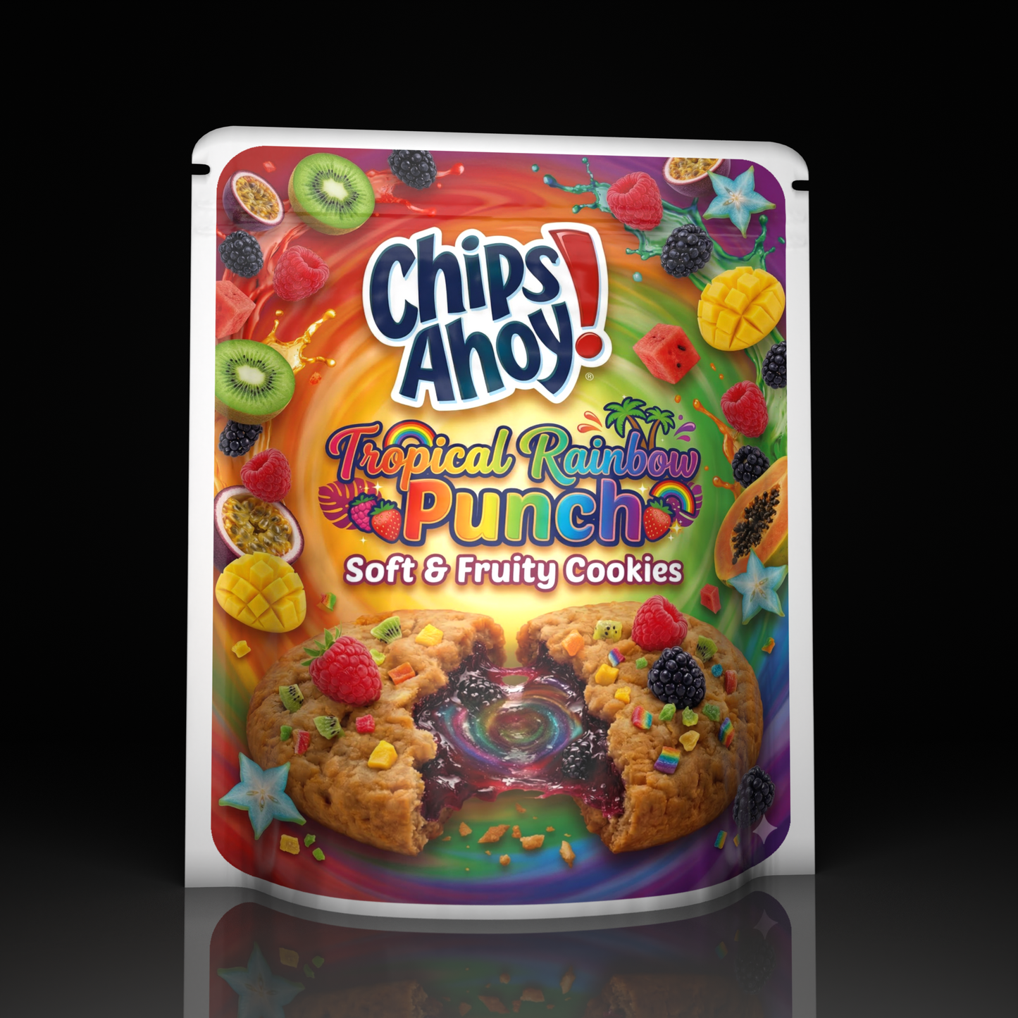 Chips Ahoy Tropical Rainbow Punch