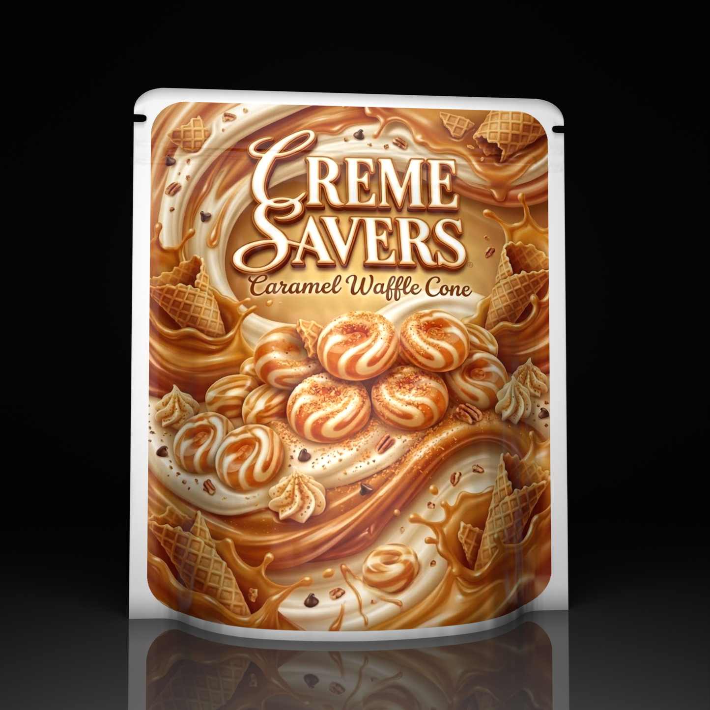 Creme Savers Caramel Waffle Cone