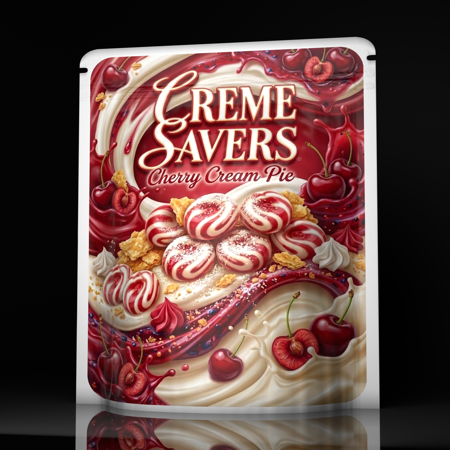 Creme Savers Cherry Cream Pie