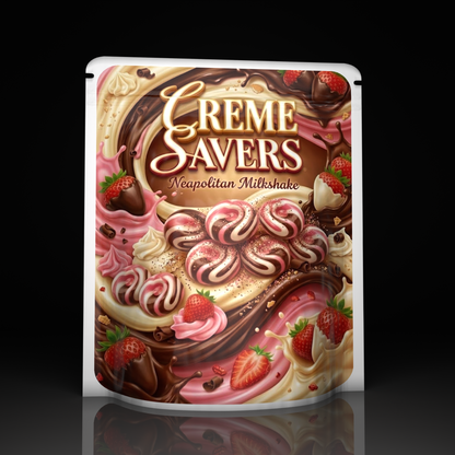Creme Savers Neapolitan Milkshake
