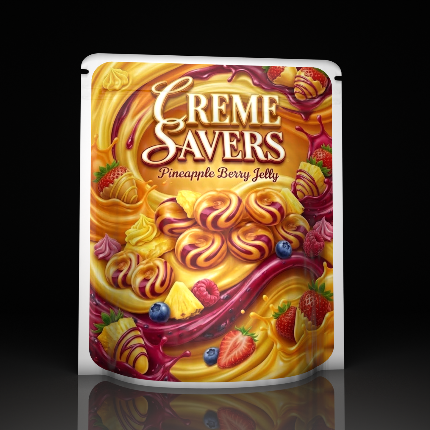 Creme Savers Pineapple Berry Jelly
