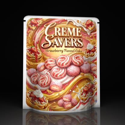 Creme Savers Strawberry Funnel Cake