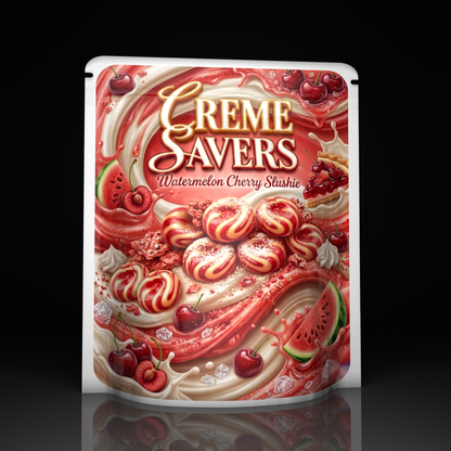 Creme Savers Watermelon Cherry Slushie
