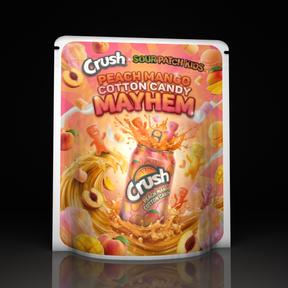 Crush X Sour Patch Peach Mango Cotton Candy