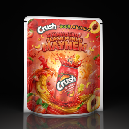 Crush X Sour Patch Strawberry Peach Punch