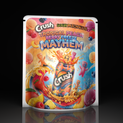 Crush X Sour Patch Tropical Peach Berry Freeze