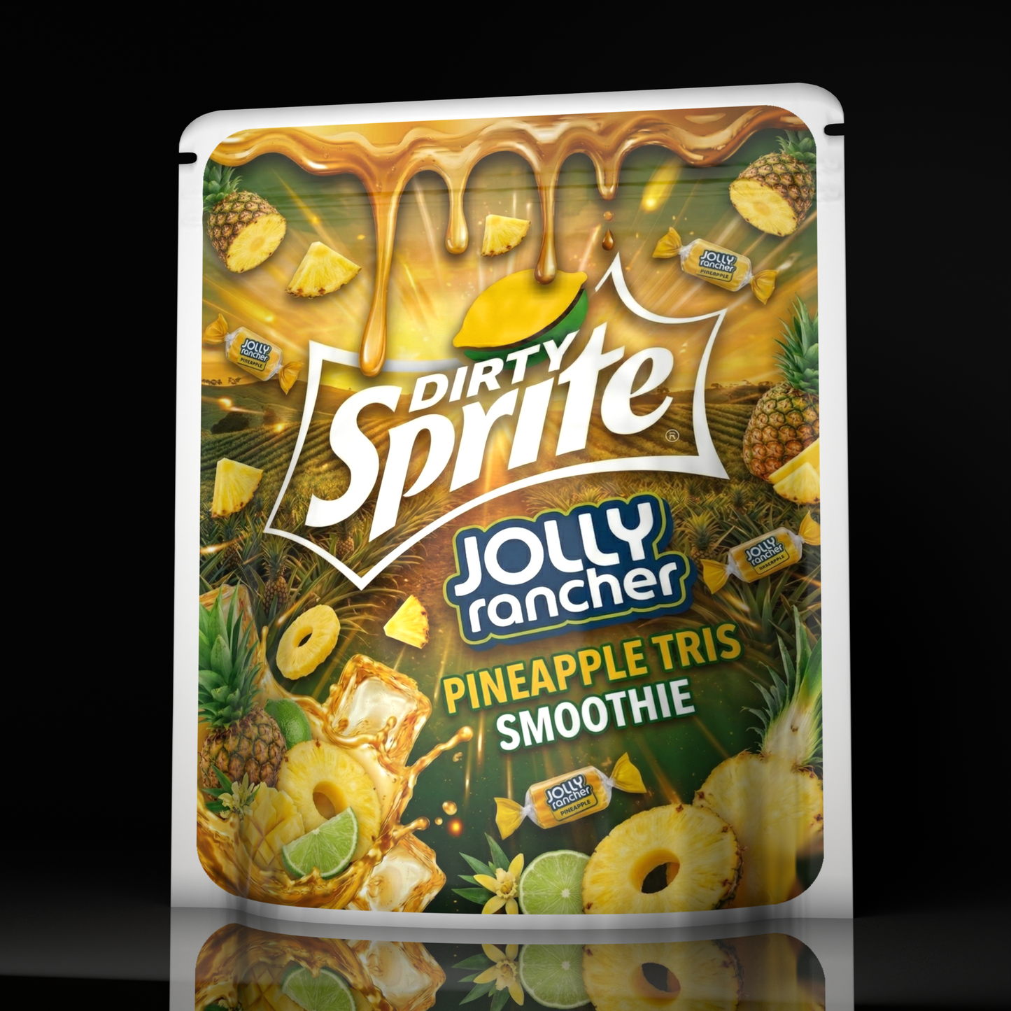 Dirty Sprite Pineapple Tris Smoothie