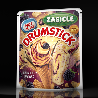 Drumsticks Blackberry Custard