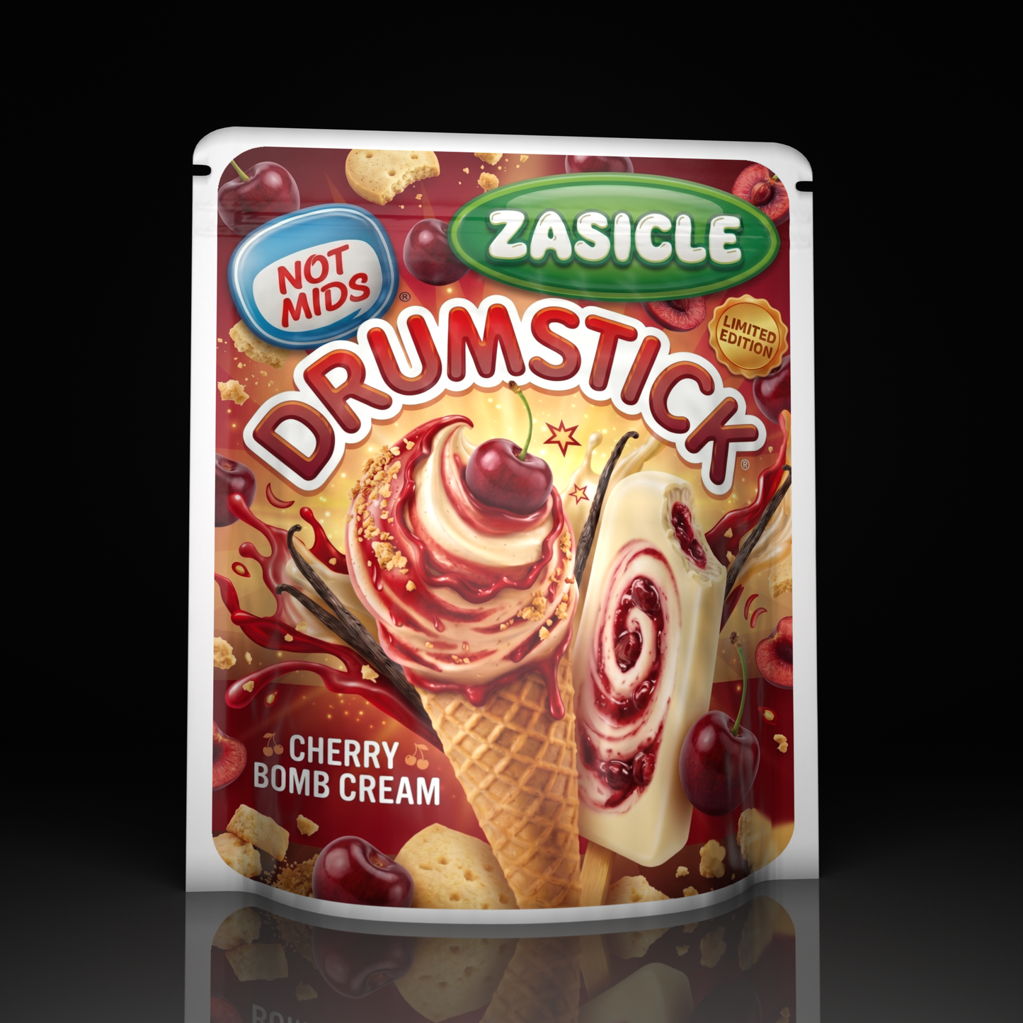 Drumsticks Cherry Bomb Cream
