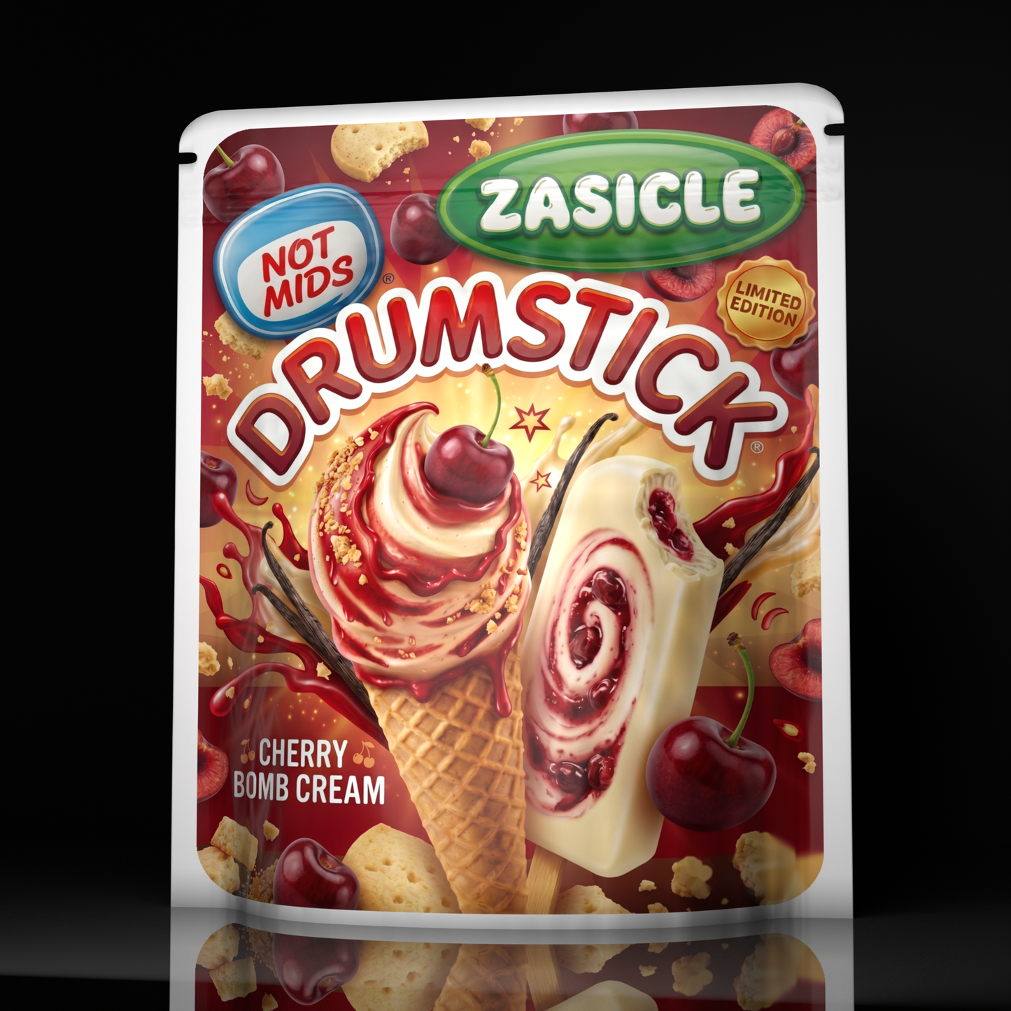 Drumsticks Cherry Bomb Cream