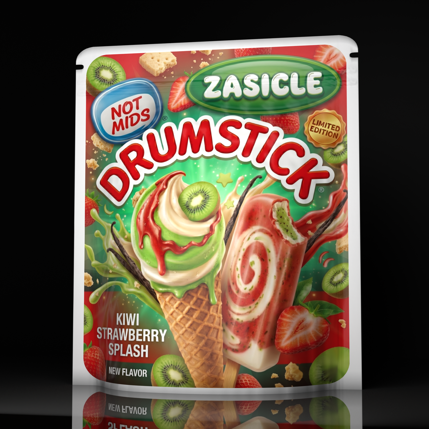 Drumsticks Kiwi Strawberry Splash